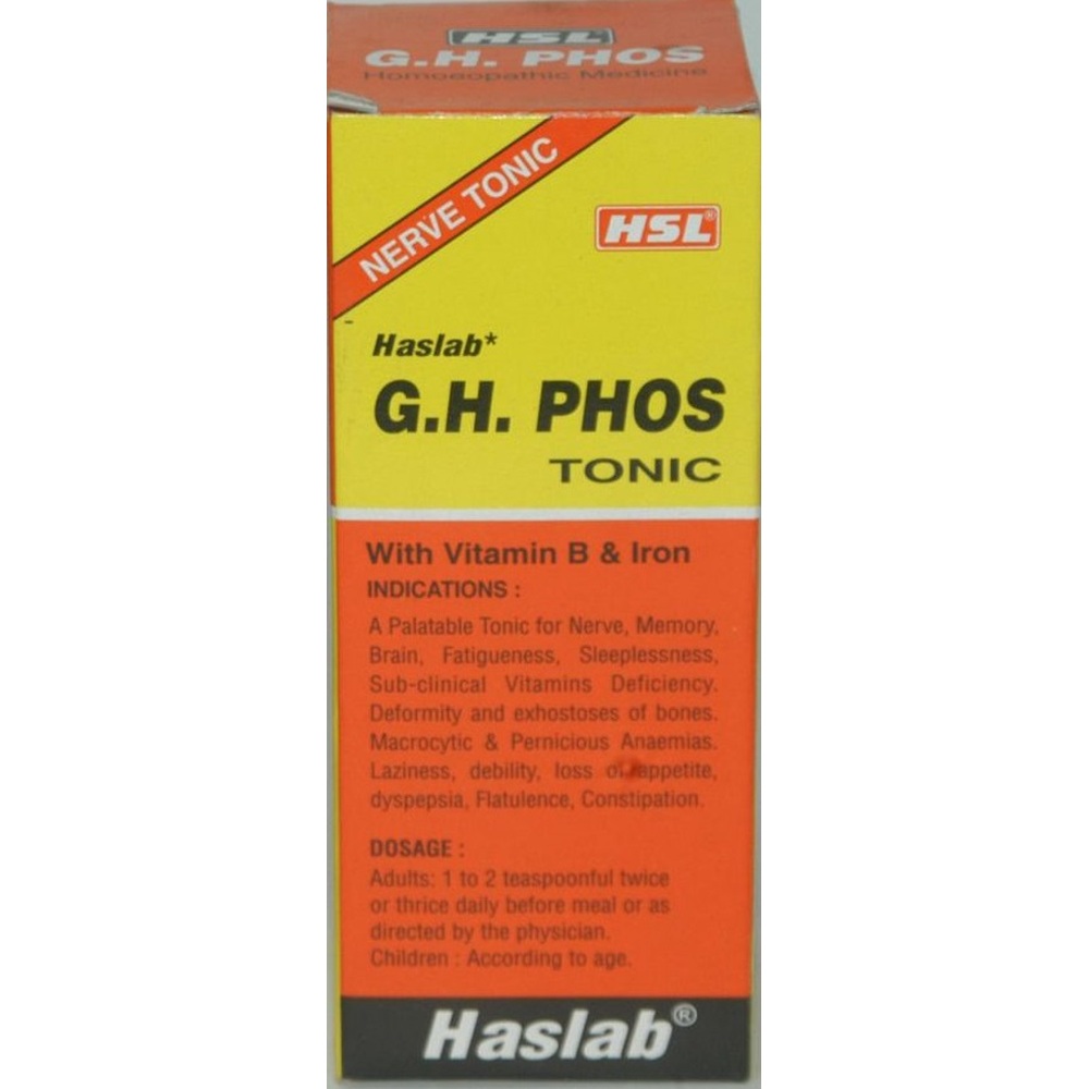 Haslab G H Phos Tonic with Vitamin B and Iron (115ml)