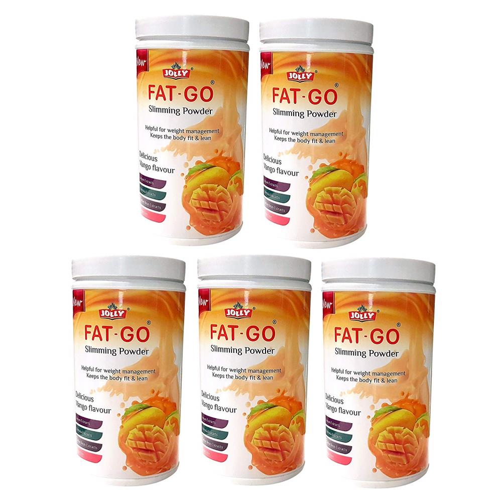 Jolly Fat Go Slimming Powder (Mango Flavour) (300g, Pack of 5)