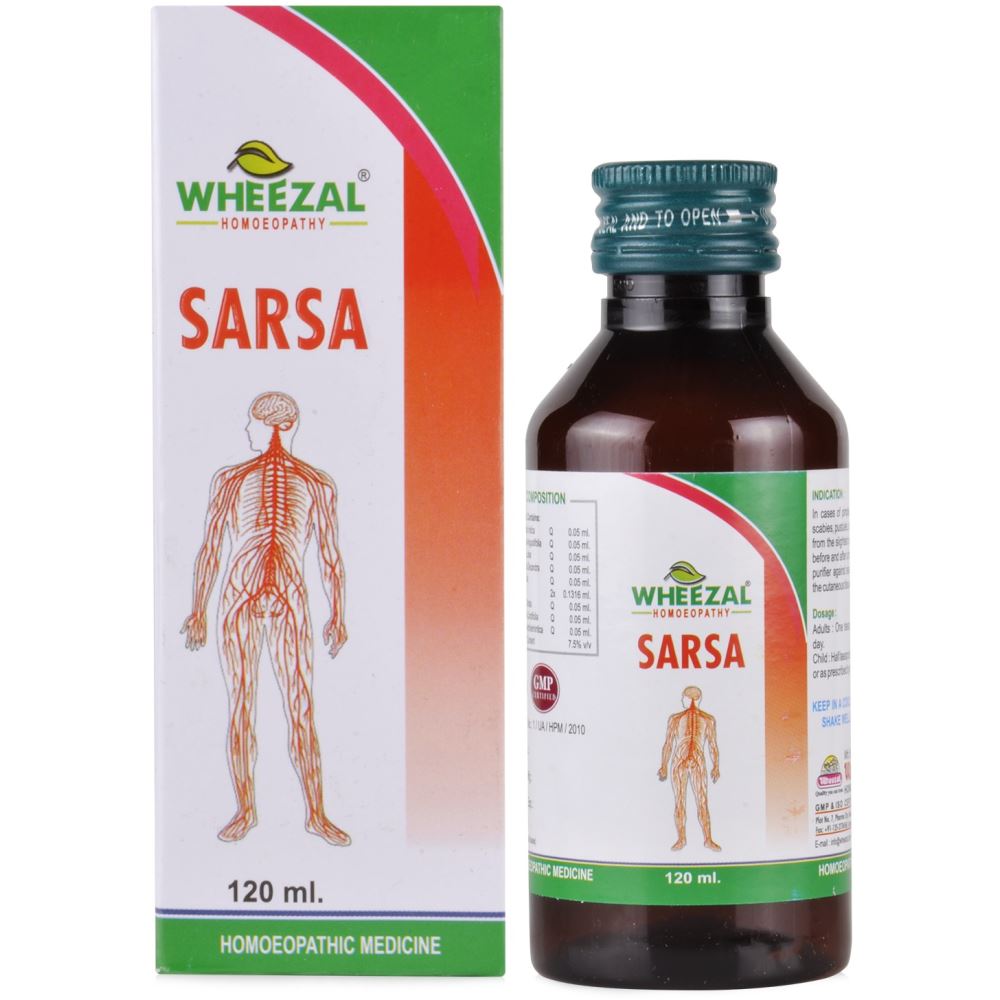 Wheezal Sarsa Syrup (120ml)