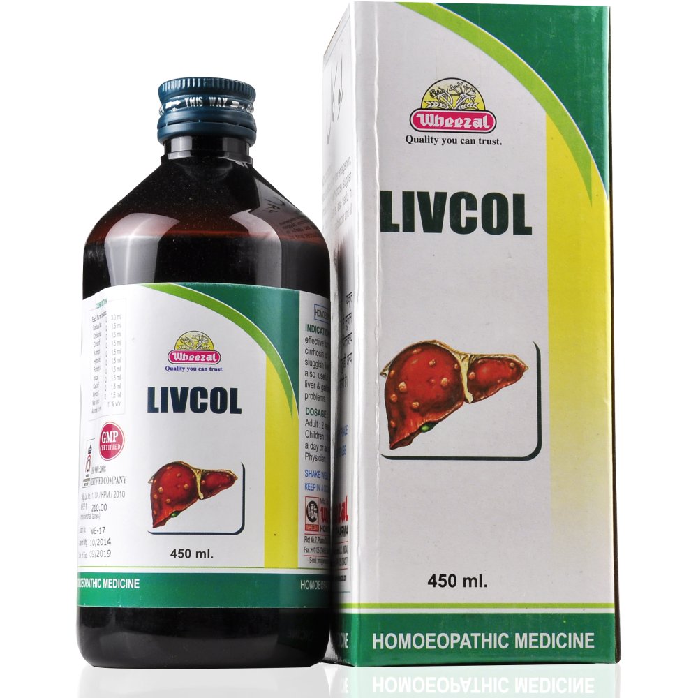 Wheezal Livcol Syrup (450ml)