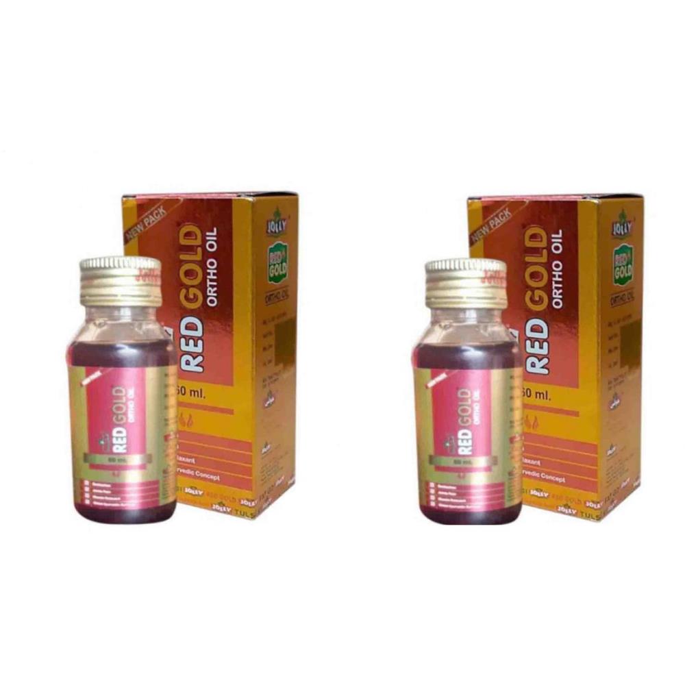 Jolly Red Gold Ortho Oil (60ml, Pack of 2)