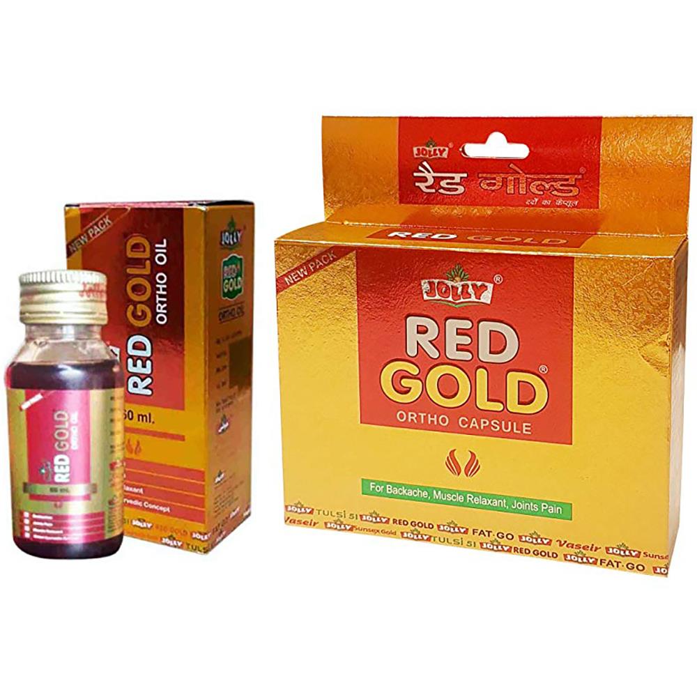 Jolly Red Gold Ortho Oil & Capsules (1Pack)