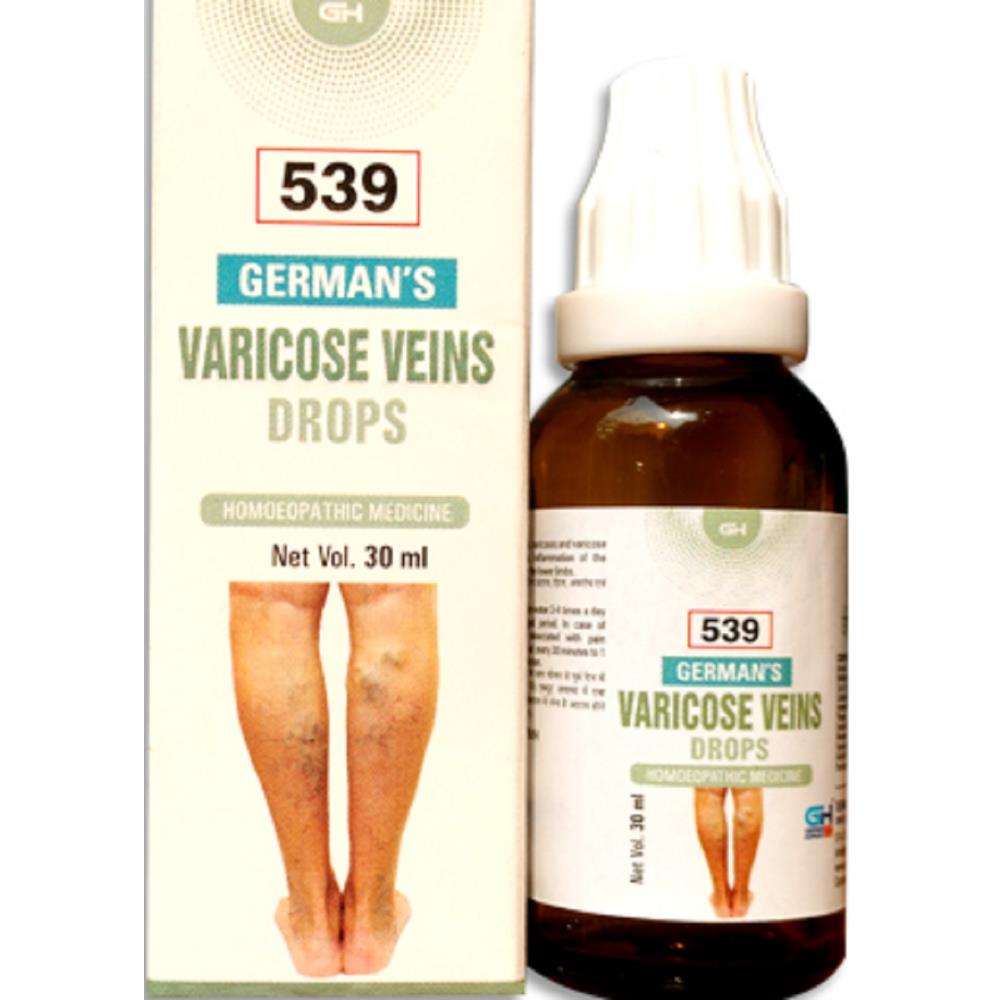 German Homeo Care & Cure Varicose Veins 539 (30ml)