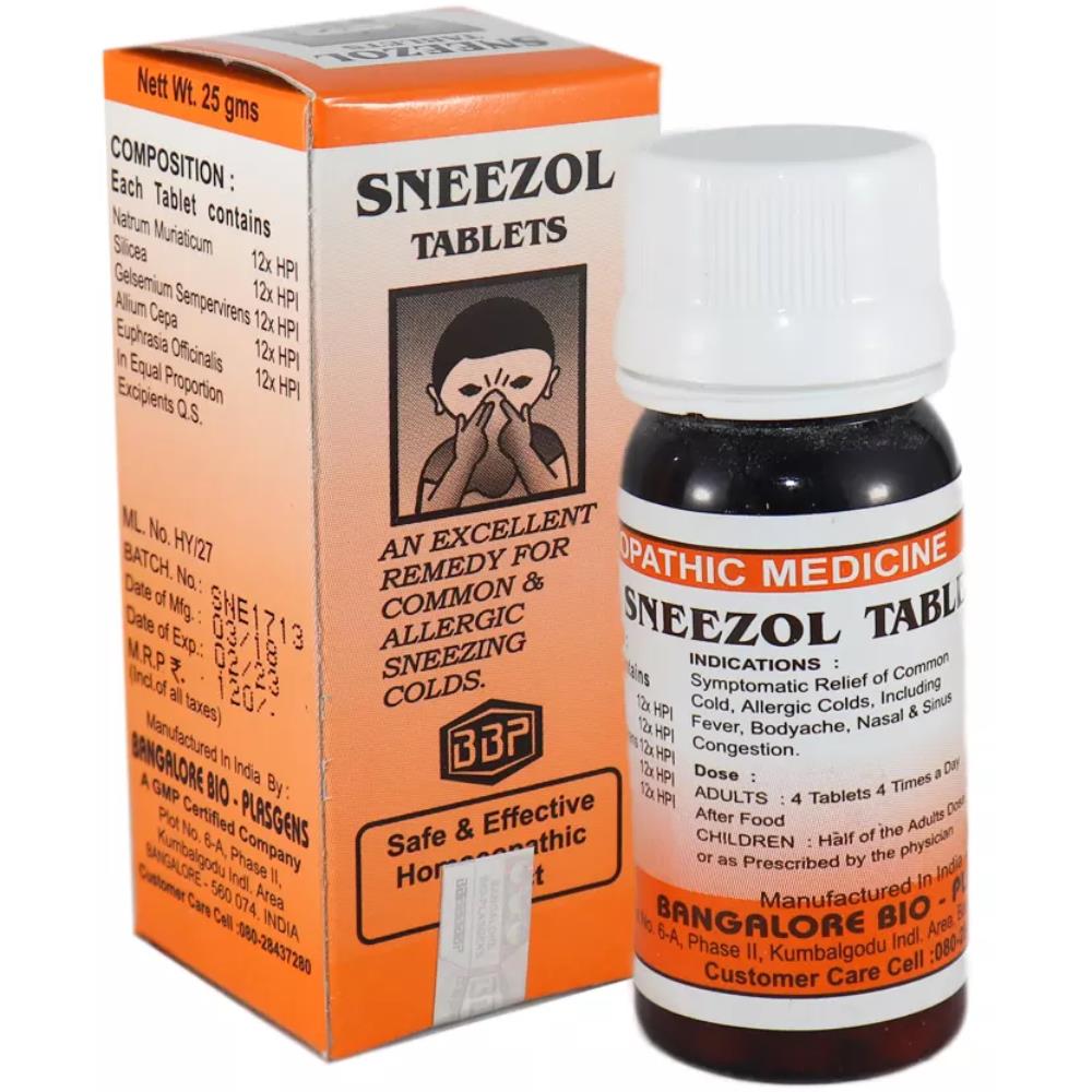 Bangalore Bio-Plasgens Sneezol Tablet (25g)