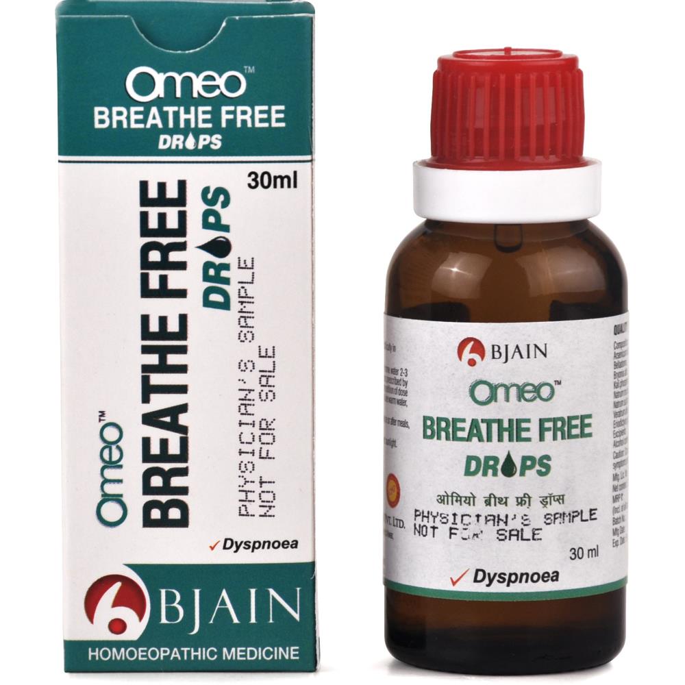 B Jain Omeo Breathe Free Drops (30ml)