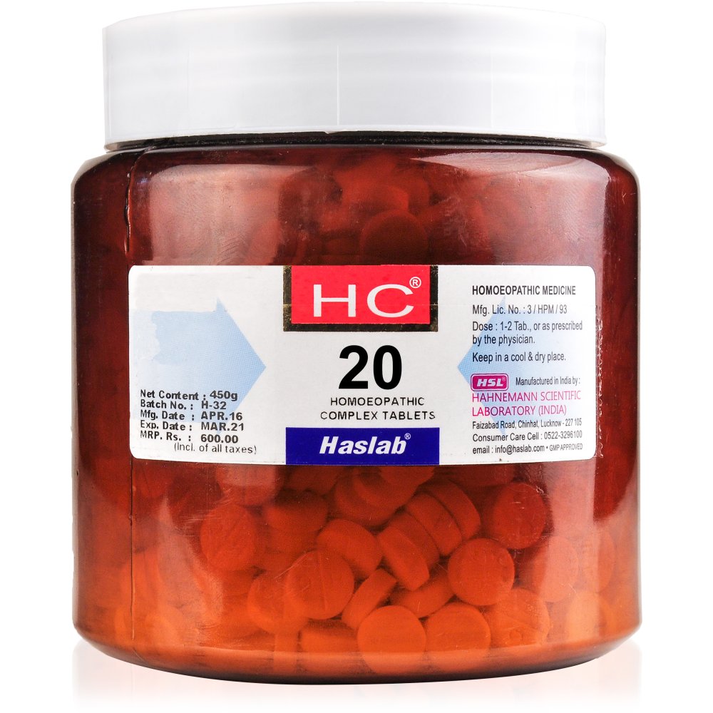 Haslab HC 20 (Nux Vomica Complex) (550g)