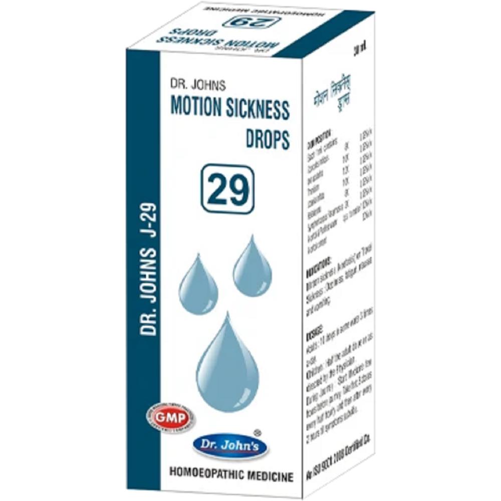 Dr John J 29 Motion Sickness Drops (30ml)