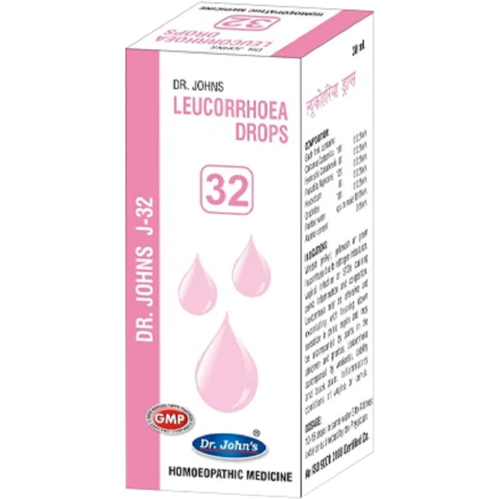 Dr John J 32 Leucorrhoea Drops (30ml)