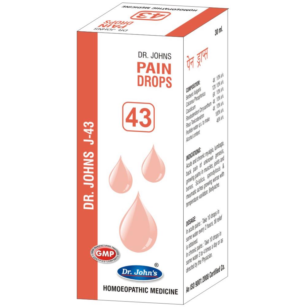 Dr John J 43 Pain Drops (30ml)