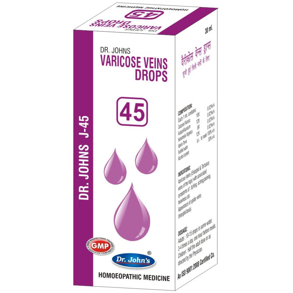 Dr John J 45 Varicose Veins Drops (30ml)