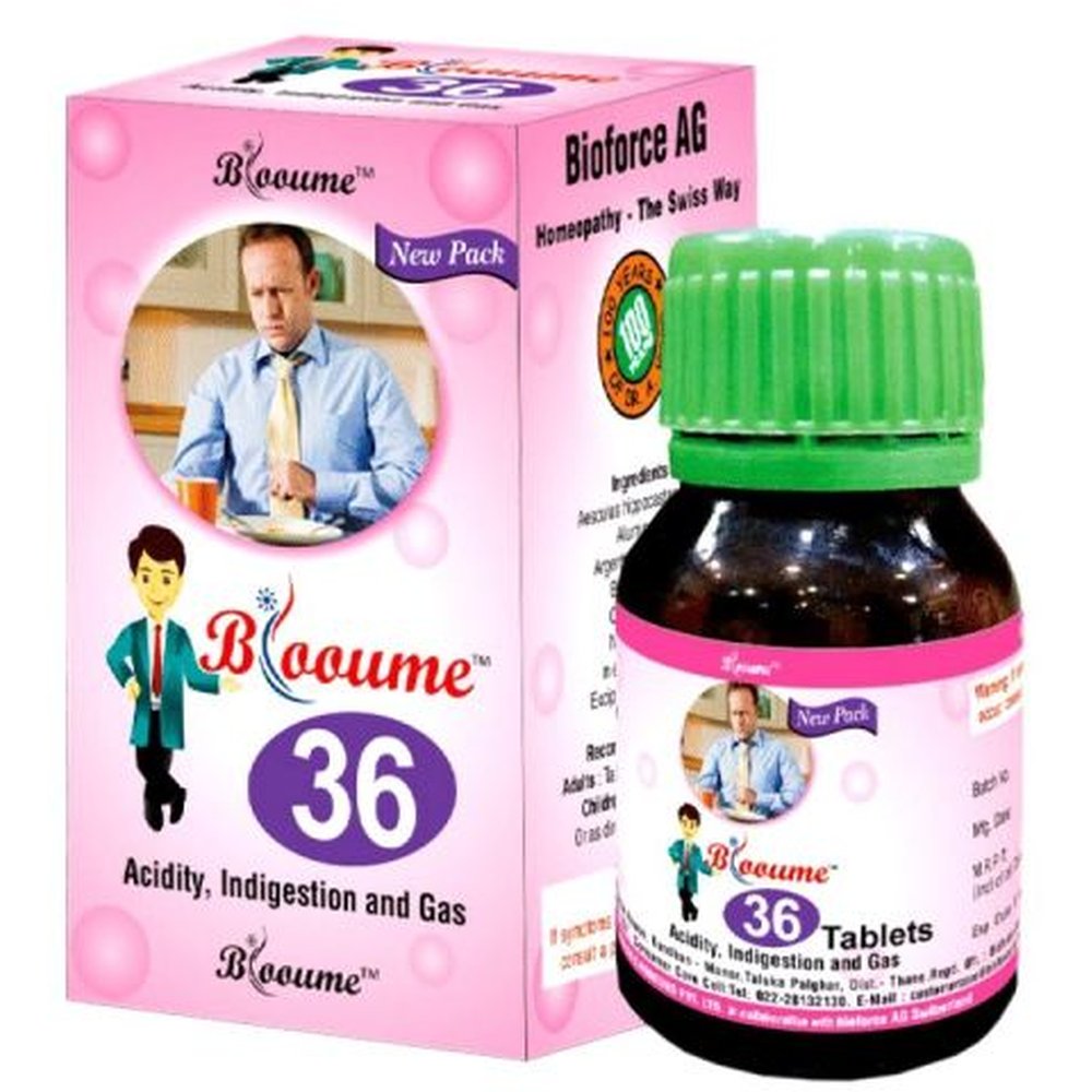 Bioforce Blooume 36 (Acidity,Indigestion And Gas) Tablets (30g)