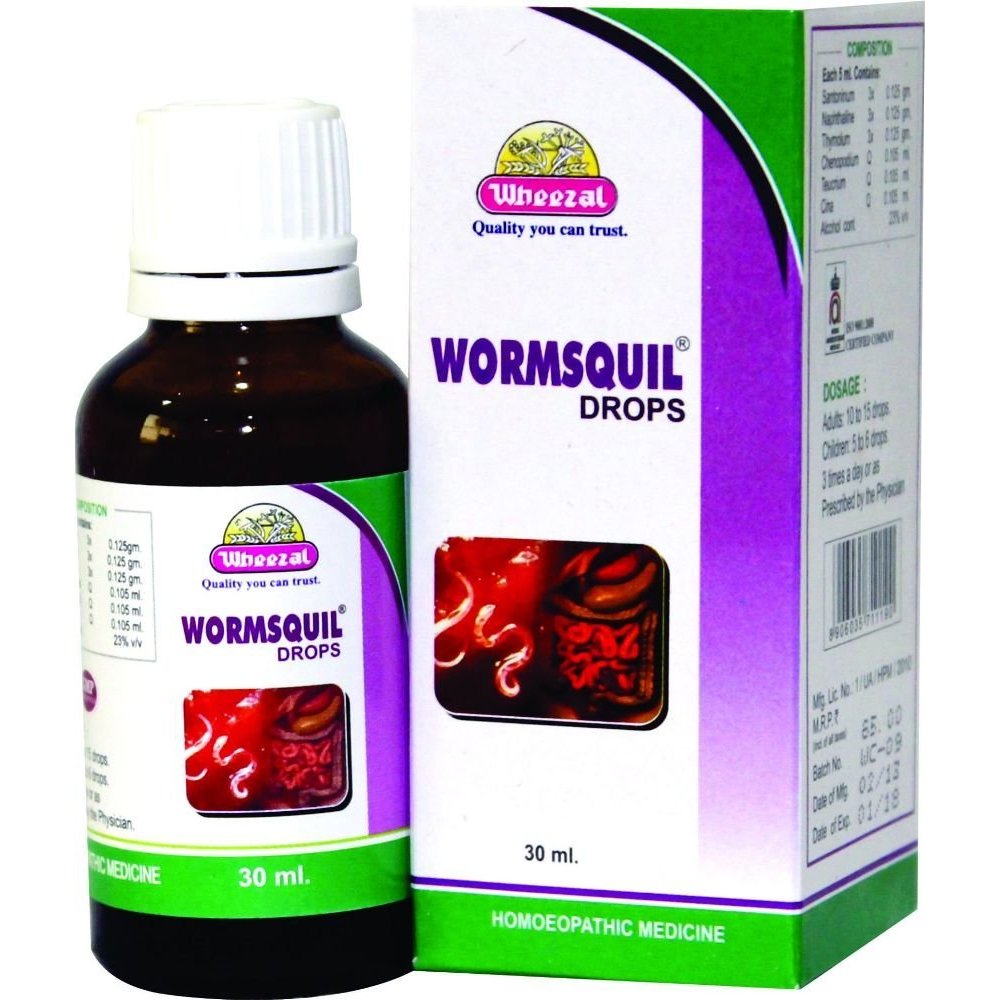 Wheezal Wormsquil Drops (30ml)