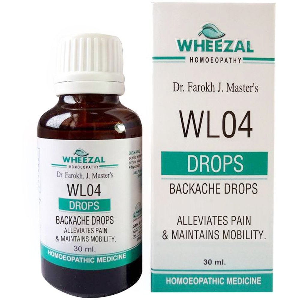 Wheezal WL-4 Backache Drops (30ml)