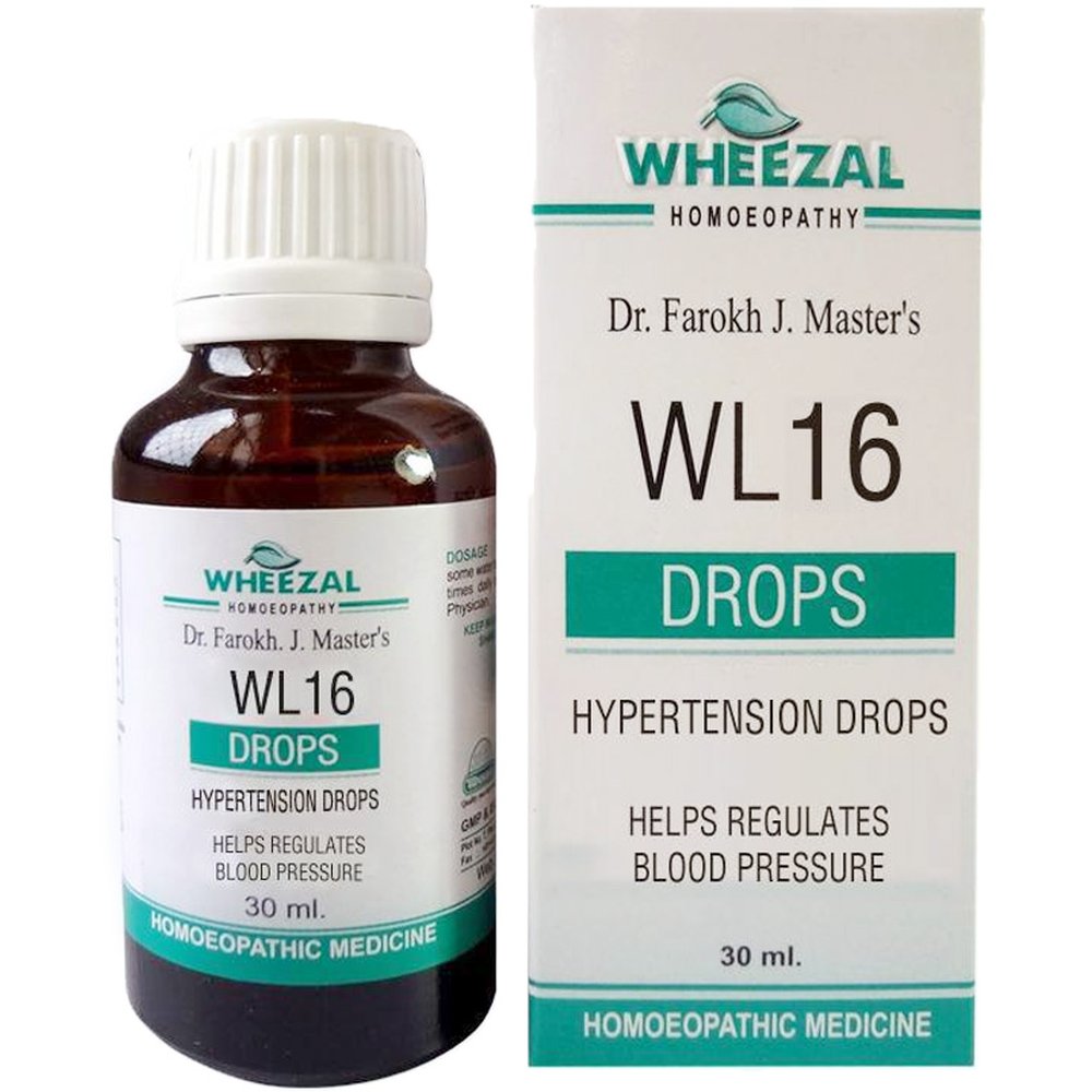 Wheezal WL-16 Hypertension Drops (30ml)