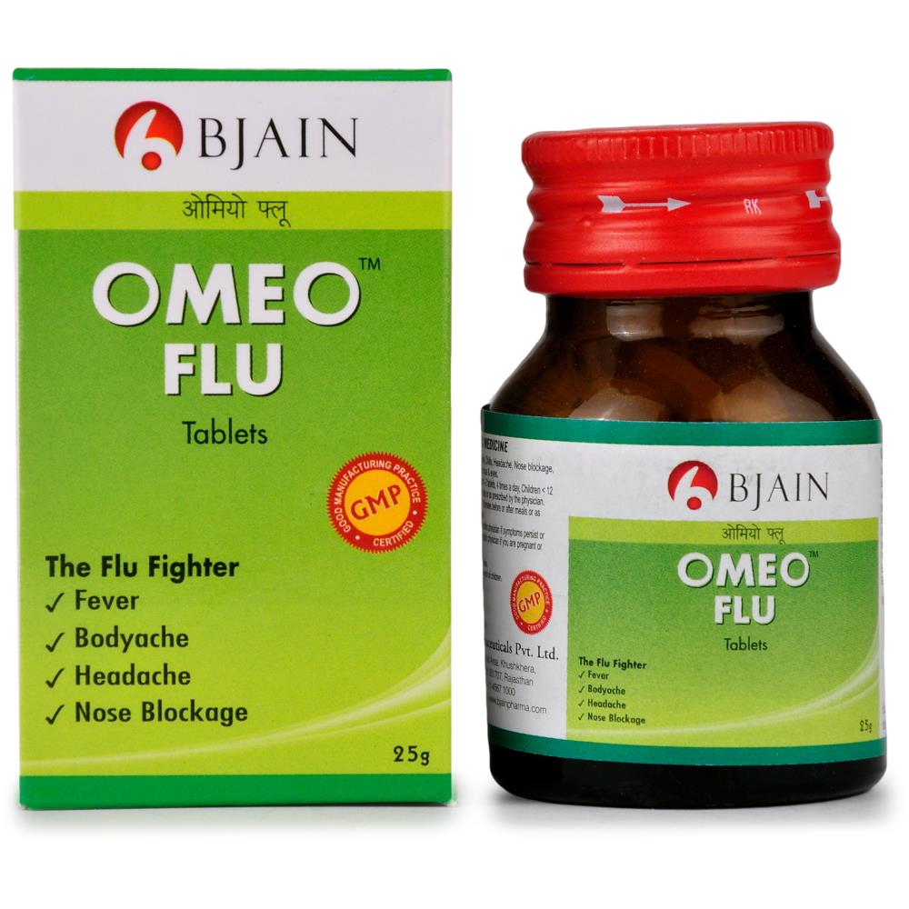 B Jain Omeo Flu Tablets (25g)