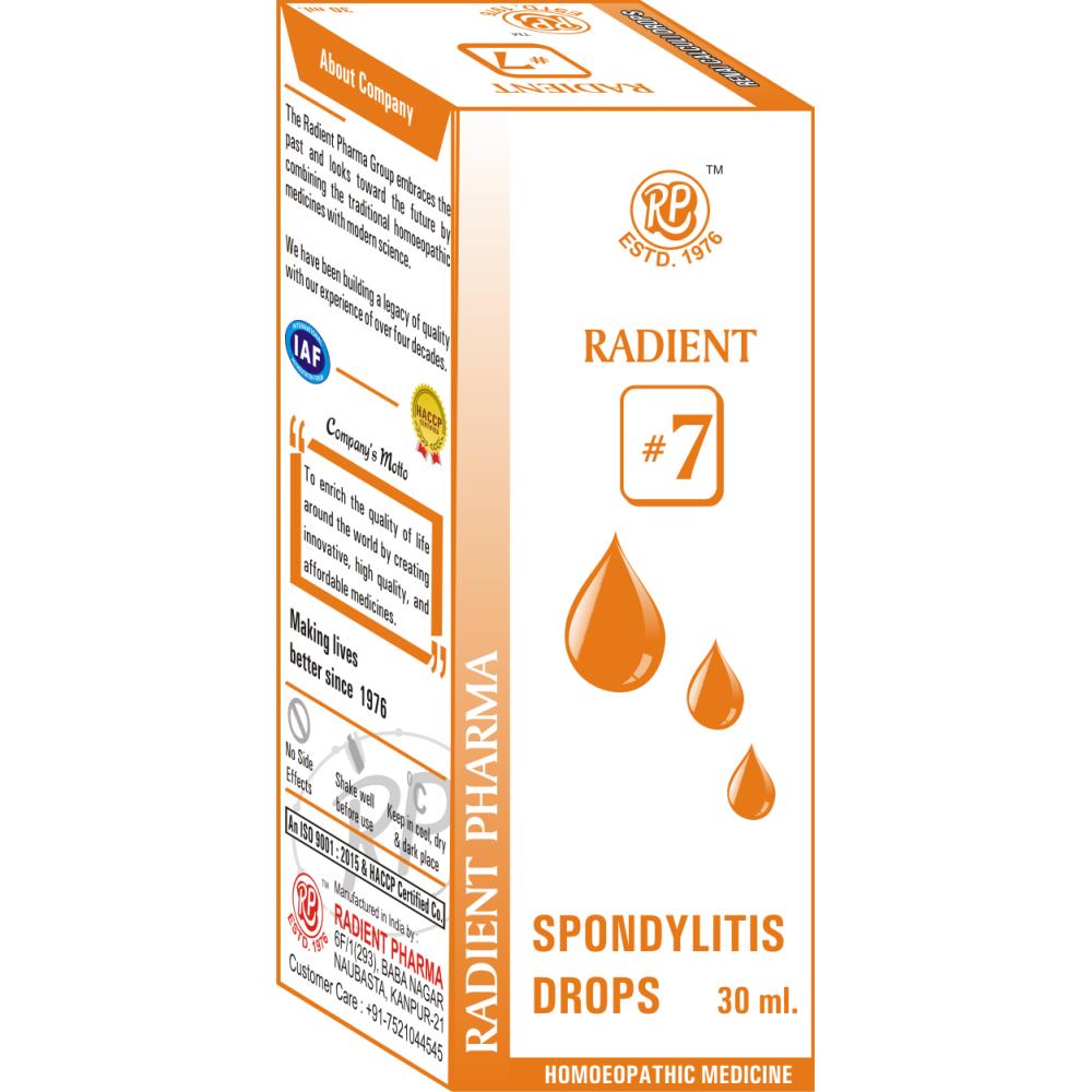 Radient 7 Spondylitis Drops (30ml)