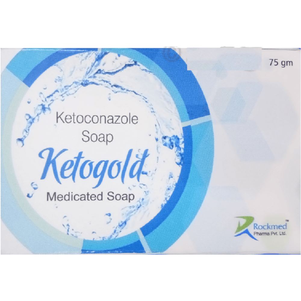 Rockmed Pharma Ketogold Medicated Soap (2%w/w) (75g)