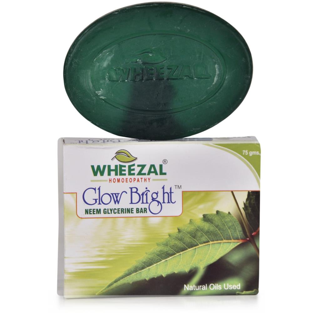 Wheezal Glow Bright Neem Soap (75g)
