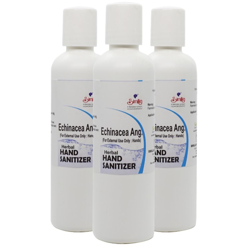 Similia India Echinacea Herbal Hand Sanitizer (100ml, Pack of 3)