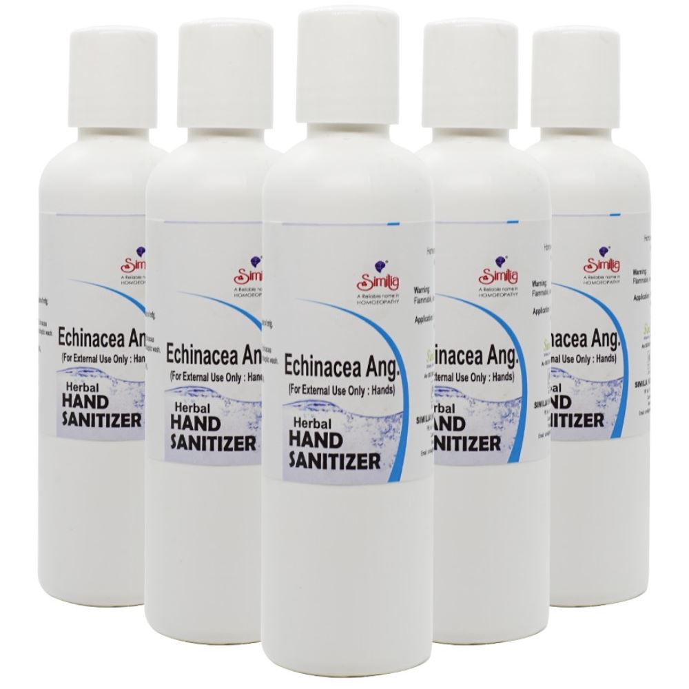 Similia India Echinacea Herbal Hand Sanitizer (100ml, Pack of 5)