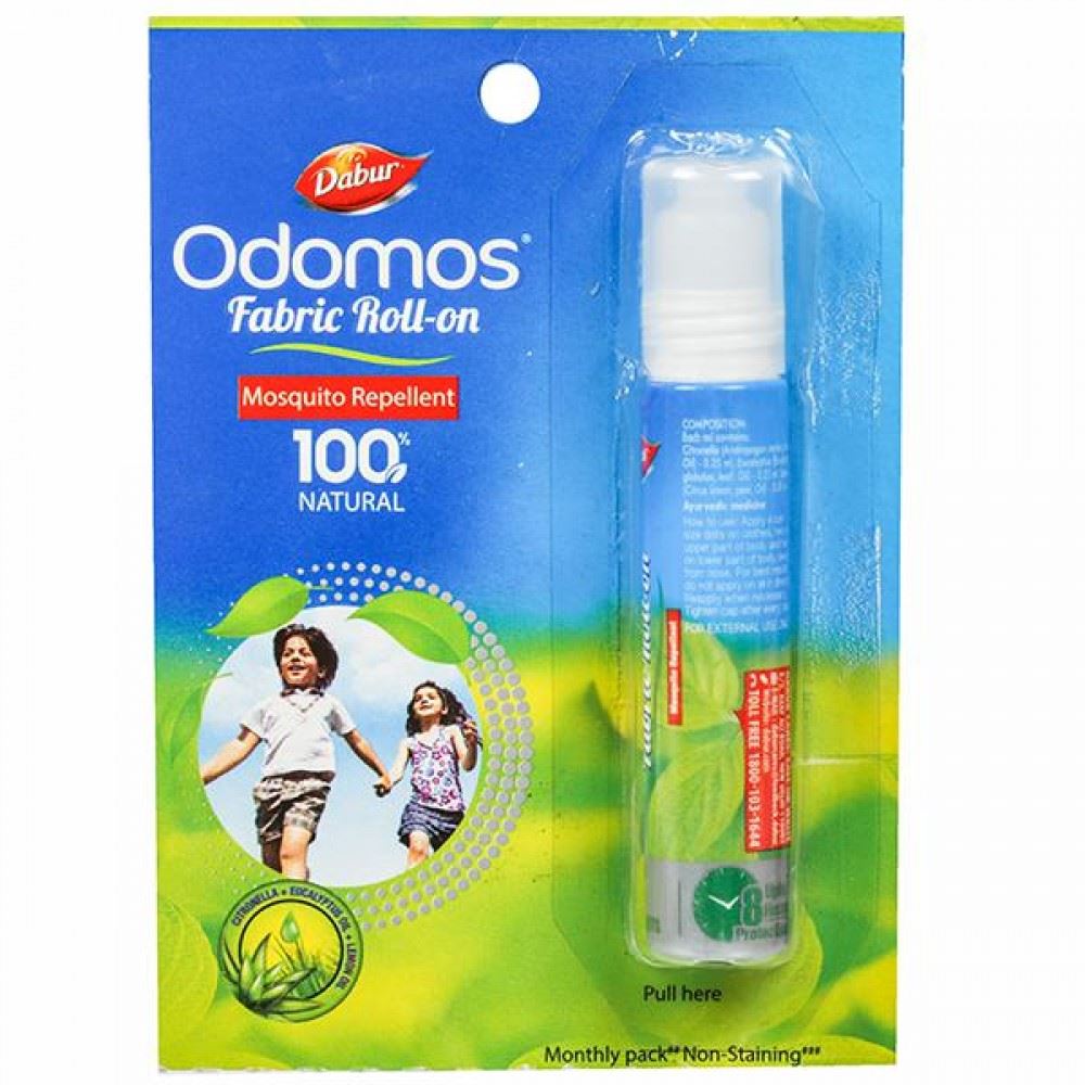 Dabur Odomos Fabric Roll-On Mosquito Repellent (8ml)