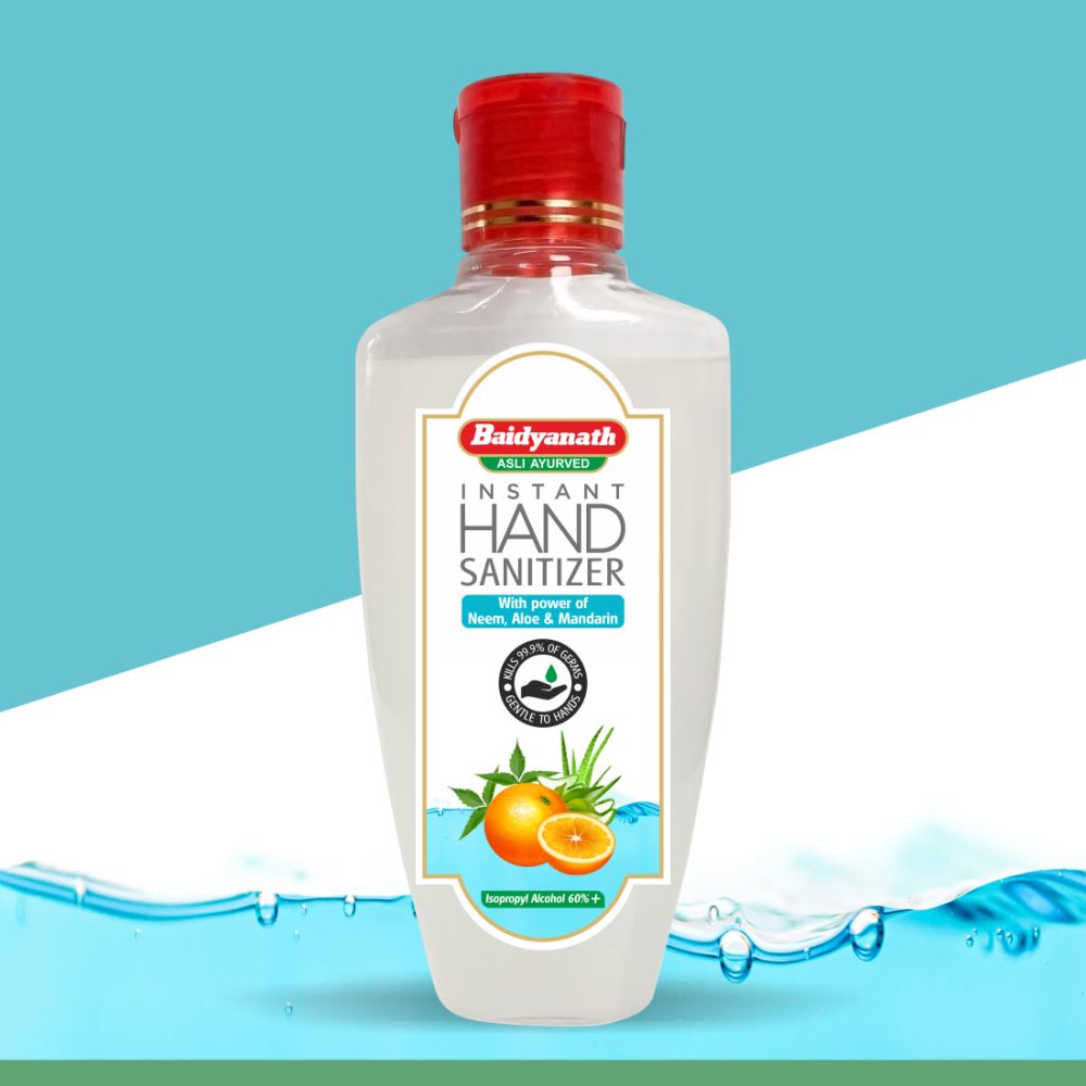 Baidyanath Instant Hand Sanitizer (Alcohol Based) (100ml, Pack of 4)