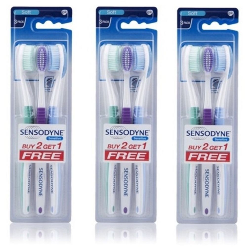Sensodyne Sensitive Gentle On Teeth Toothbrush (9pcs)