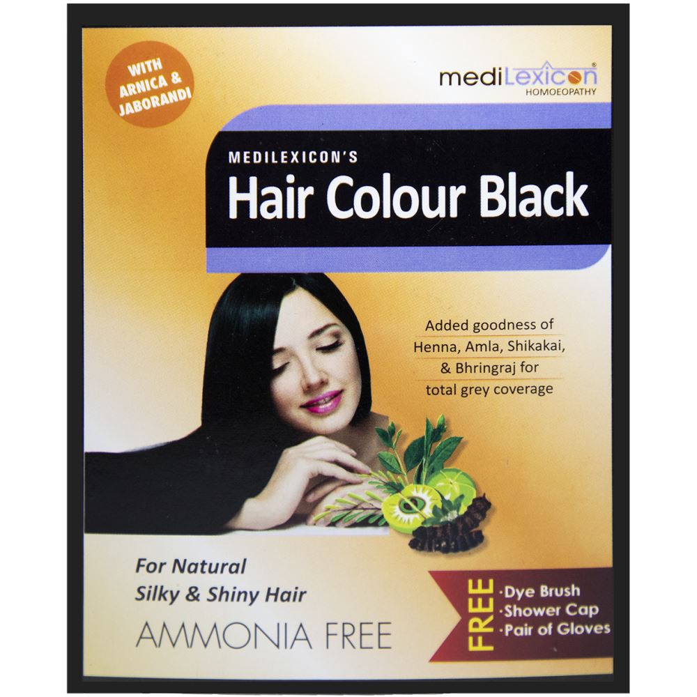 Medilexicon Hair Color Black (40g)