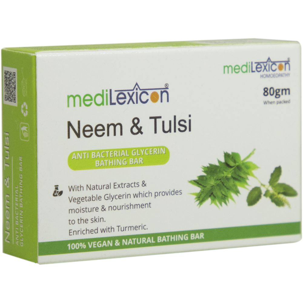 Medilexicon Neem Tulsi Soap (80g)