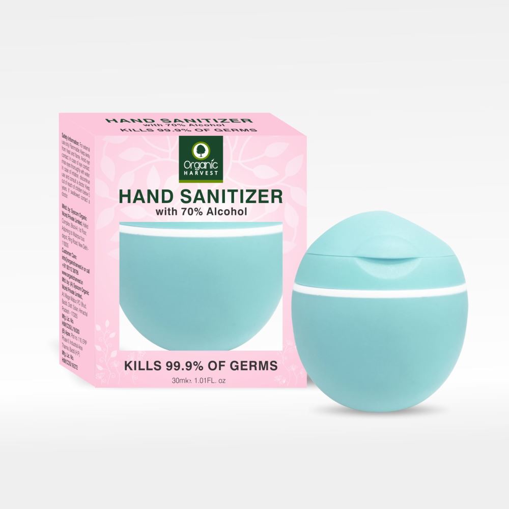 Organic Harvest Instant Anti Bacterial Gel Hand Sanitizer (Green) (45ml)