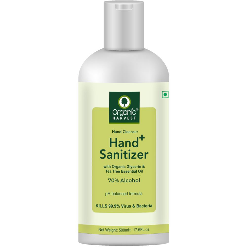 Organic Harvest Instant Anti Bacterial Gel Hand Sanitizer & Hand Cleanser (500ml)