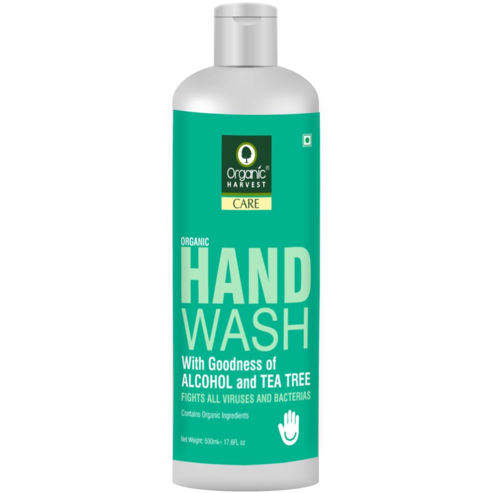 Organic Harvest Hand Wash With Goodness Of Alcohol And Tea Tree (500ml)