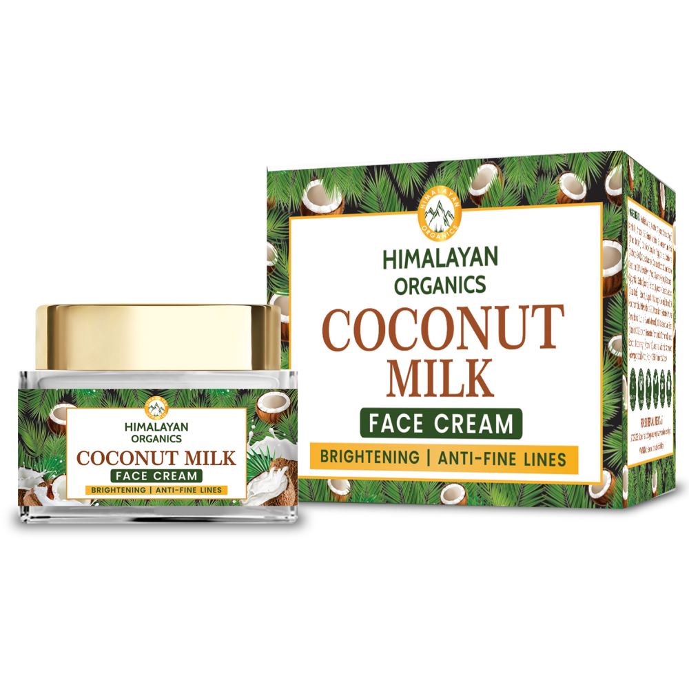 Himalayan Organics Coconut Milk Brightening & Anti-Fine Lines Face Cream (50g)