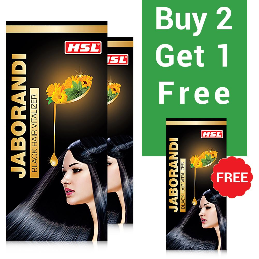 Haslab Jaborandi Black Hair Vitalizer (Buy 2 Get 1 Free) (100ml)