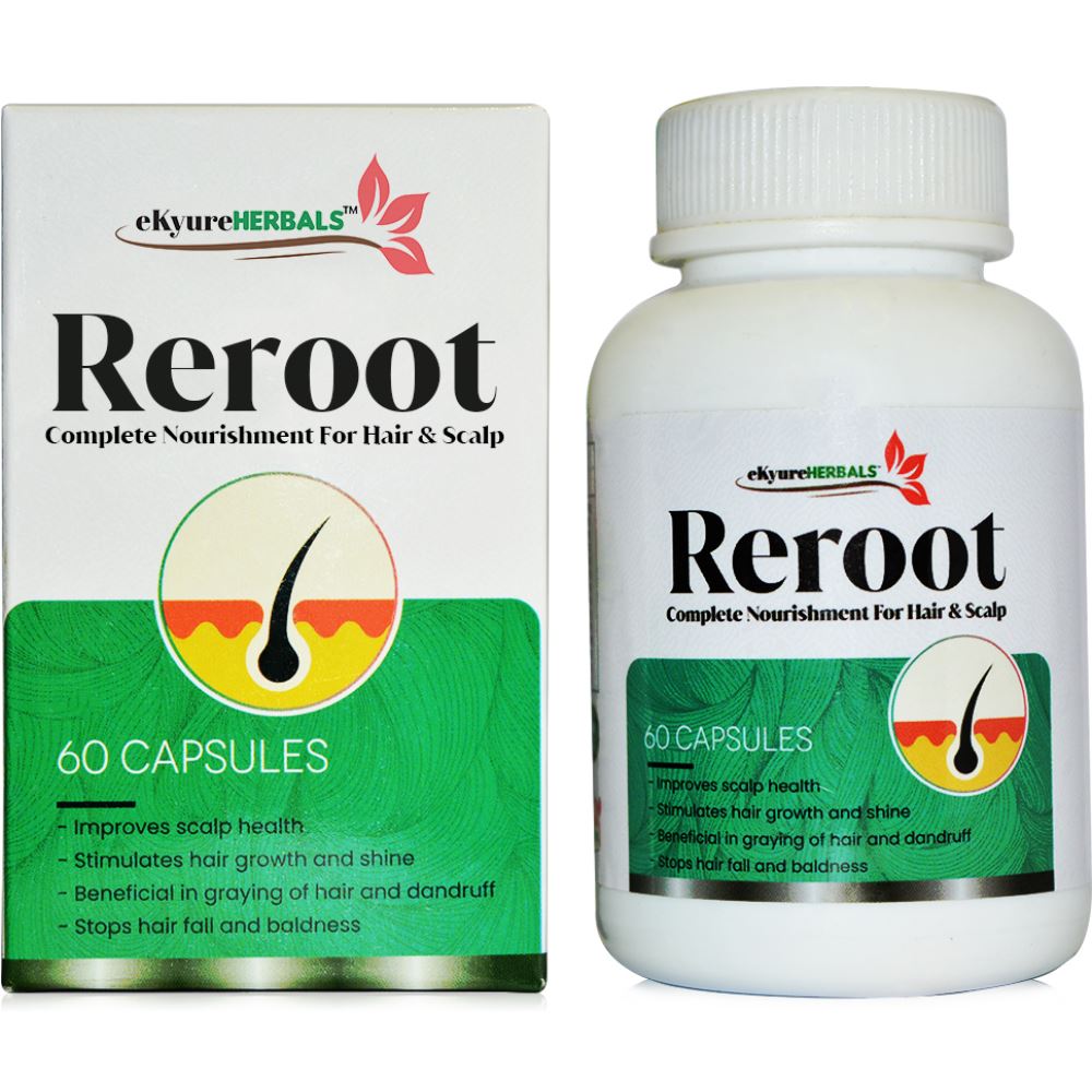 Ekyure Herbals Reroot Capsule (60caps)