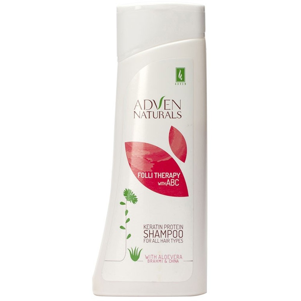 Adven Keratin Shampoo with Aloe Vera, Brahmi and China (200ml)