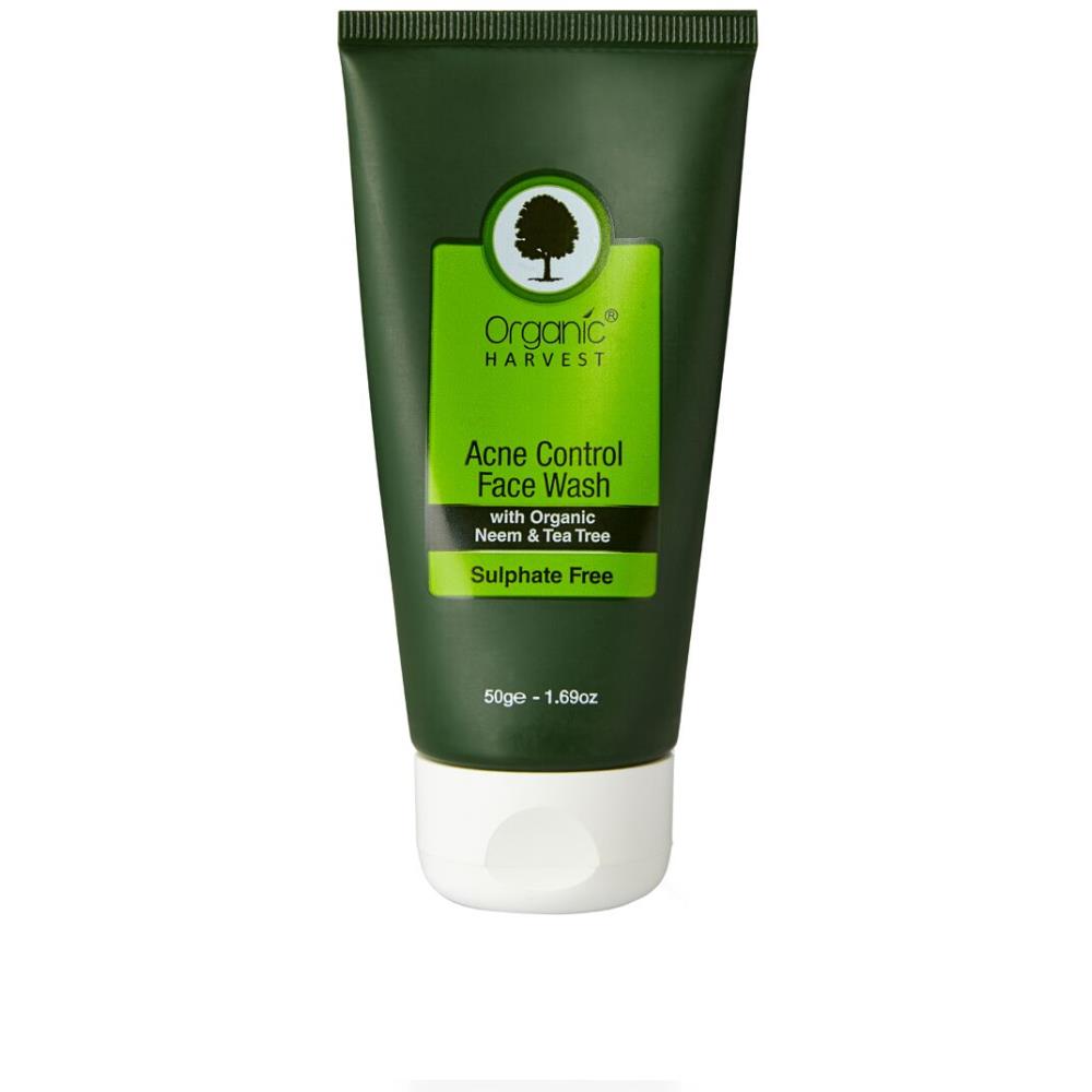 Organic Harvest Acne Control Face Wash (Sulphate Free) (50ml)