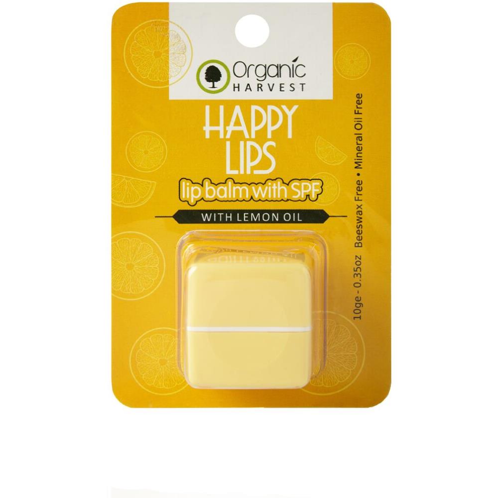 Organic Harvest Happy Lips Lip Balm With SPF (10g)