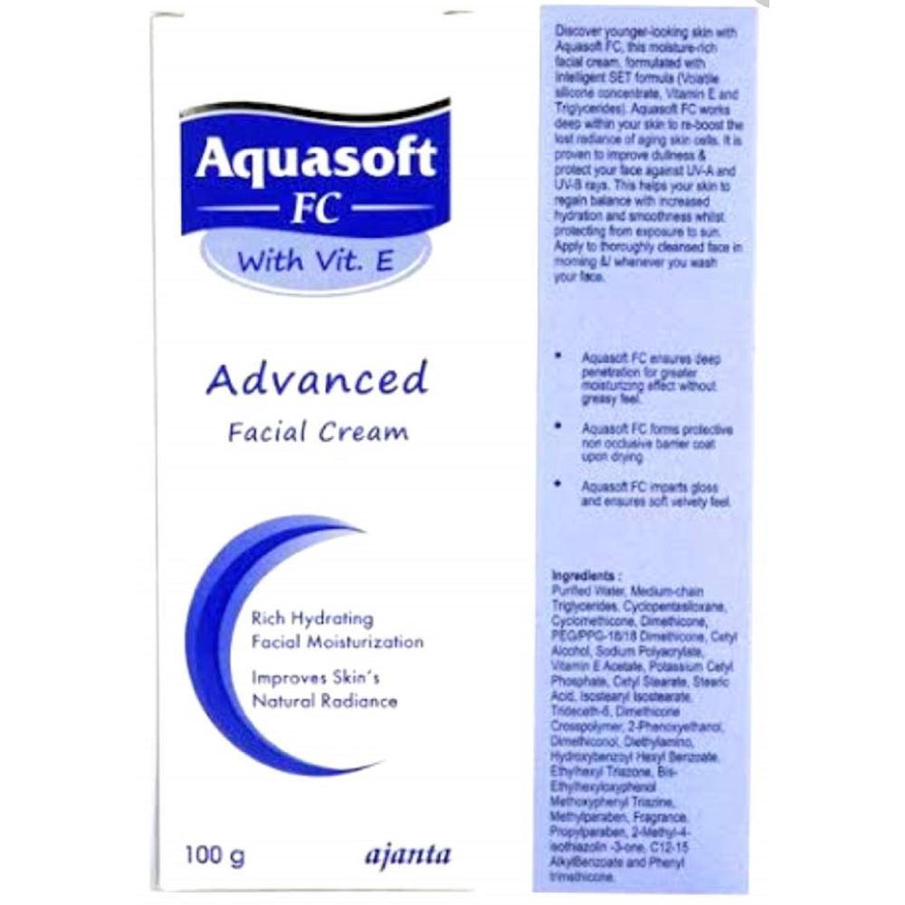 Ajanta Pharma Aquasoft FC Advanced Facial Cream (100g)