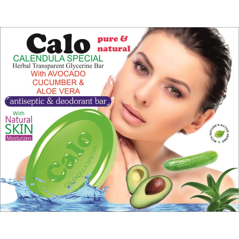 BHP Calo Herbal Transparent Glycerine Bar Soap (75g)