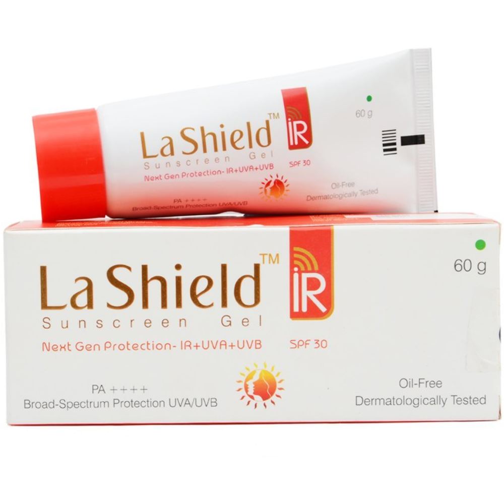 Glenmark Pharma LA Shield IR SPF 30 Sunscreen Gel (60g)