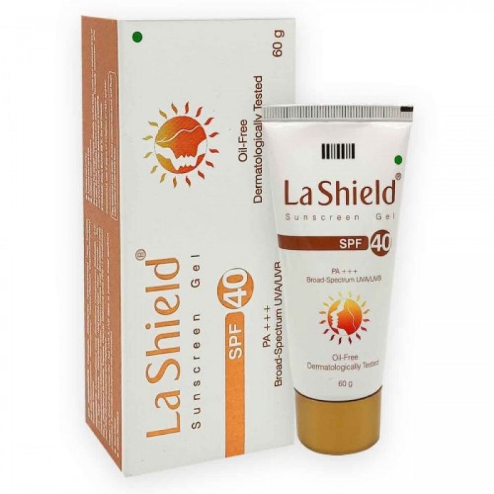 Glenmark Pharma LA Shield SPF 40 Sunscreen Gel (60g)