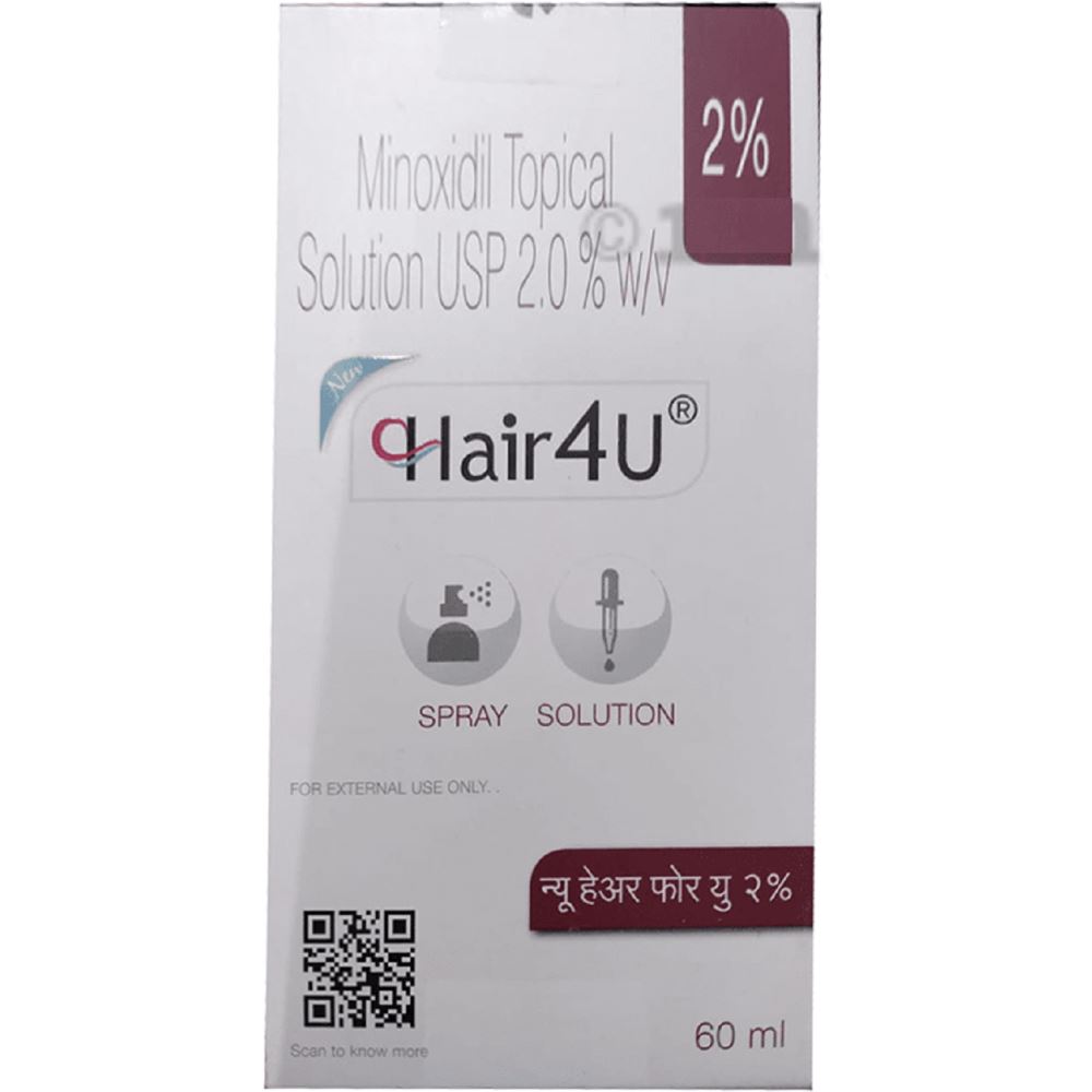 Glenmark Pharma New Hair 4U Solution (2%w/v) (60ml)