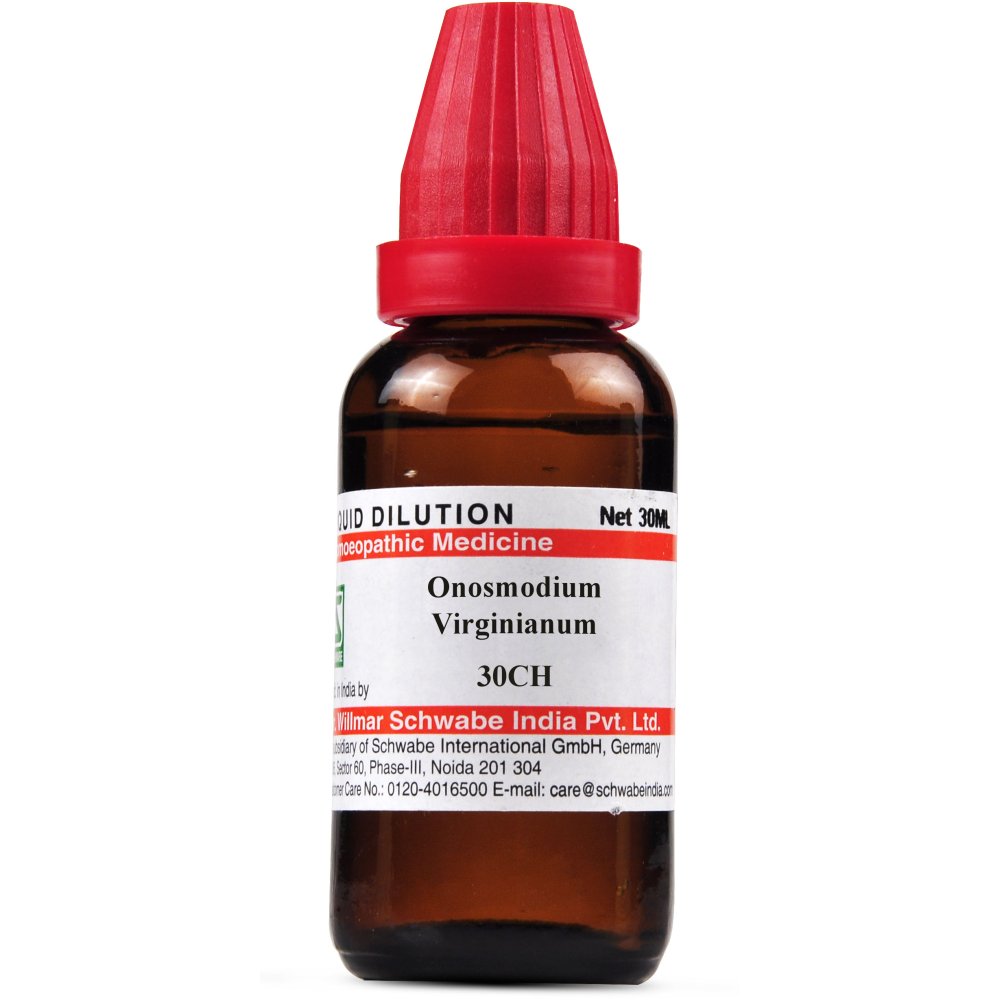 Willmar Schwabe India Onosmodium Virginianum 30 CH 30ml Willmar Schwabe India Onosmodium Virginianum 30 CH 30ml