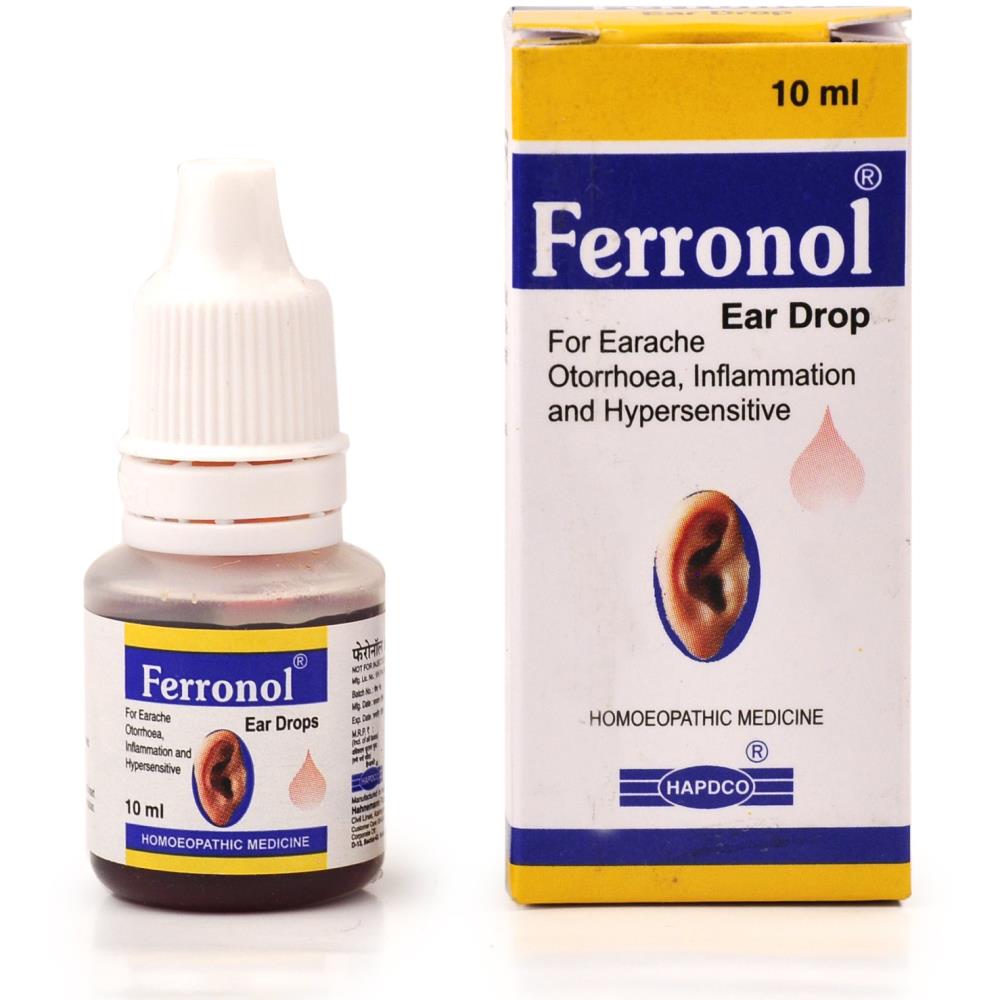 Hapdco Ferronol Ear Drops 10ml Hapdco Ferronol Ear Drops 10ml