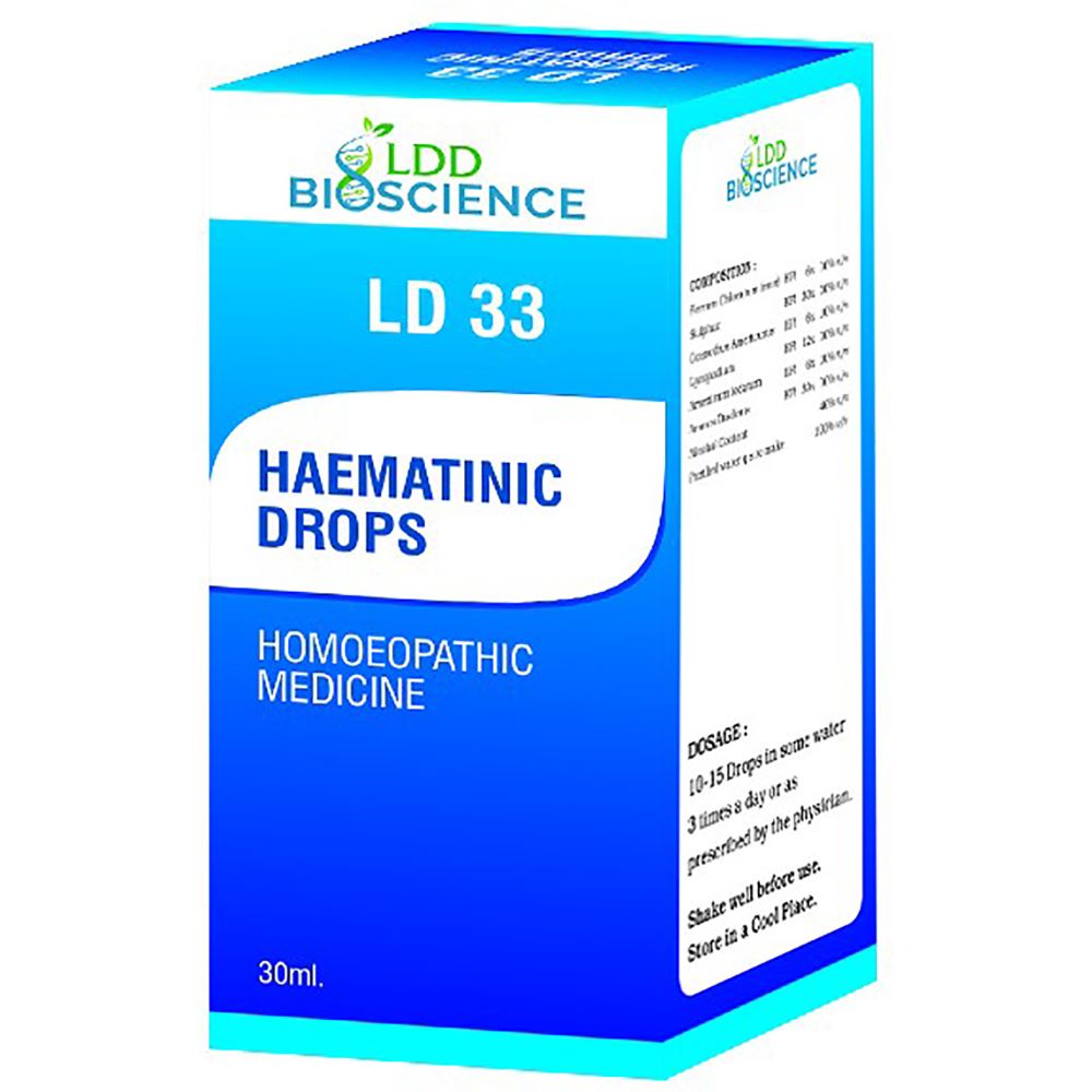 LDD Bioscience Ld 33 Haematinic Drops 30ml LDD Bioscience Ld 33 Haematinic Drops 30ml