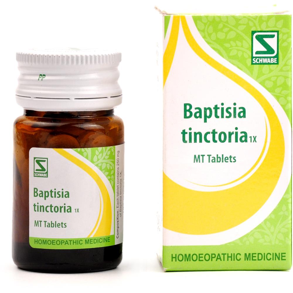 Willmar Schwabe India Baptisia Tinctoria 1X Tablets 20g Willmar Schwabe India Baptisia Tinctoria 1X Tablets 20g