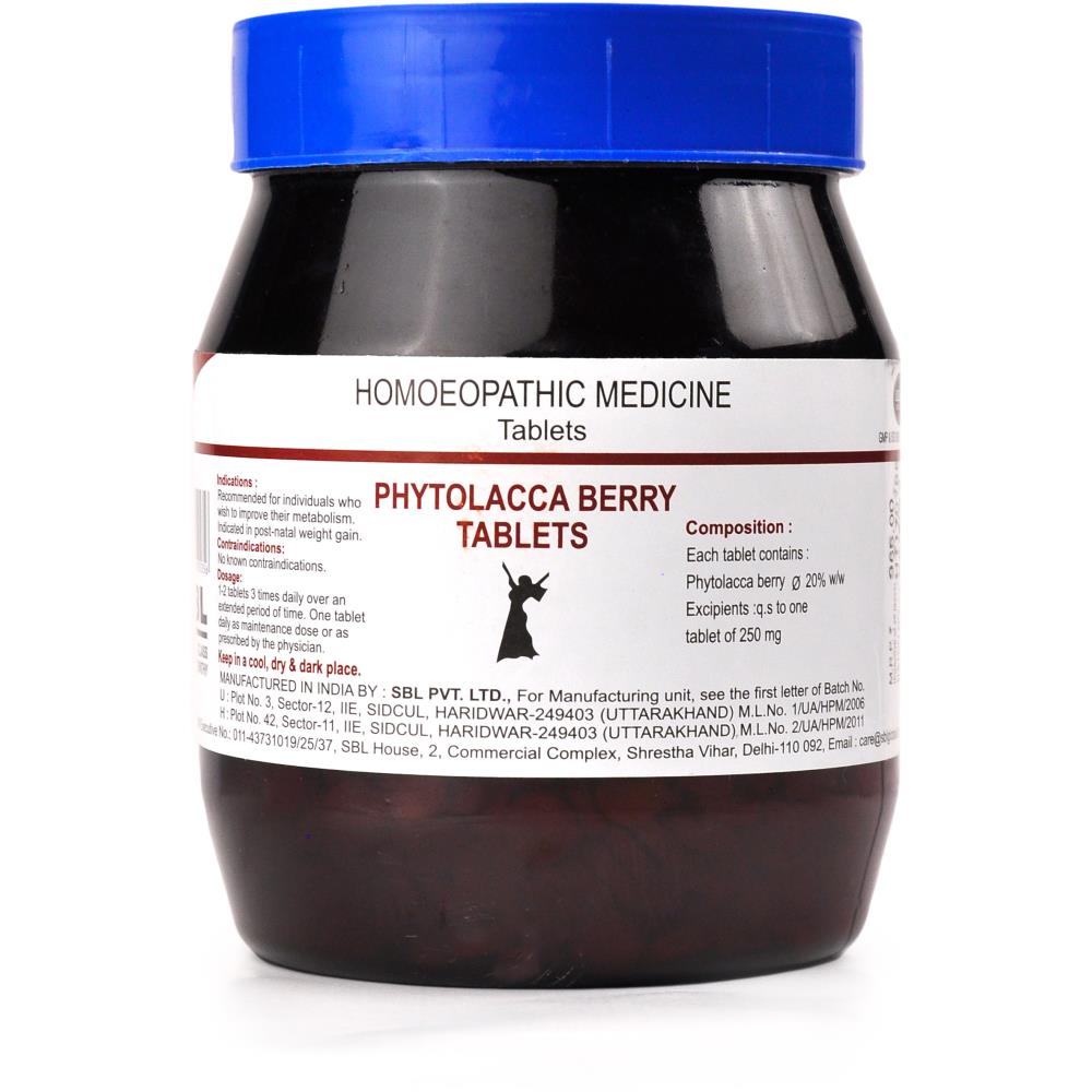 SBL Phytolacca Berry Tabs 450g SBL Phytolacca Berry Tabs 450g
