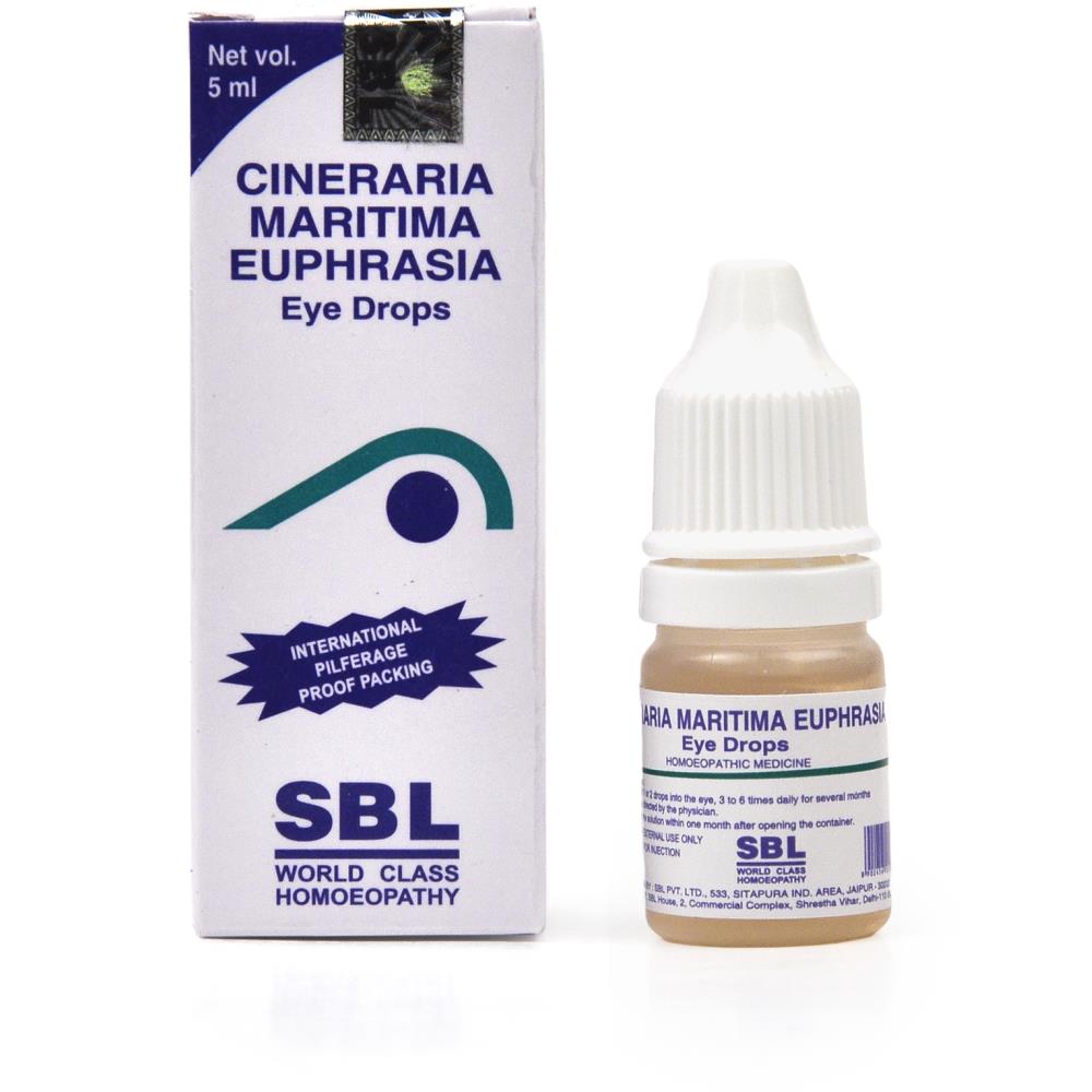 SBL Cineraria Maritima Euphrasia Eye Drops 5ml SBL Cineraria Maritima Euphrasia Eye Drops 5ml