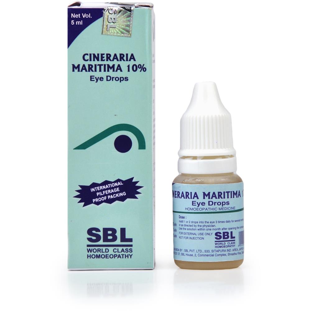 SBL Cineraria Maritima10% Eye Drops 5ml SBL Cineraria Maritima10% Eye Drops 5ml